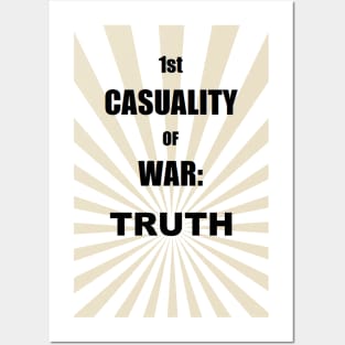 1st CASUALTY OF WAR: TRUTH Posters and Art